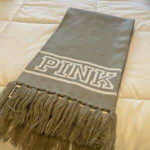 Gray scarf by Pink